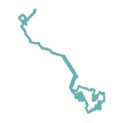 Jul 15: Cheating my way to 66.77% (16.8 new km)